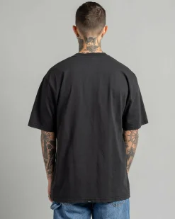 Tops & T-Shirts*Thrills Pit Stop Oversize Fit T-Shirt Pirate Black