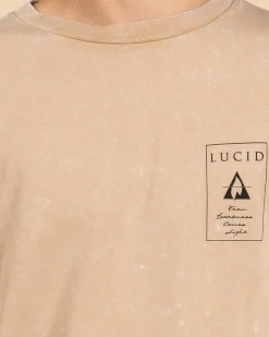 Tops & T-Shirts*Lucid Pitch T-Shirt Sand Acid
