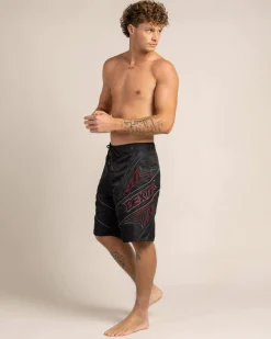 Board Shorts|Shorts & Bottoms*Dexter Pivot Board Shorts Black/ Burgundy