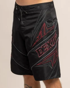 Board Shorts|Shorts & Bottoms*Dexter Pivot Board Shorts Black/ Burgundy