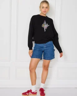 Jumpers & Hoodies*Afends Pixie Recycled Sweatshirt Black
