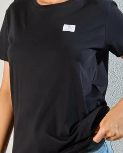 Tops*Unit Placid Regular Fit Ladies T-Shirt Black