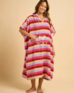 Beach Accessories & Towels*Roxy Ponchito Hooded Towel Pink Cosmos
