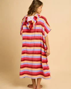 Beach Accessories & Towels*Roxy Ponchito Hooded Towel Pink Cosmos