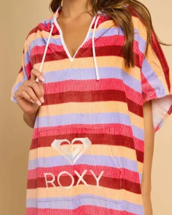 Beach Accessories & Towels*Roxy Ponchito Hooded Towel Pink Cosmos