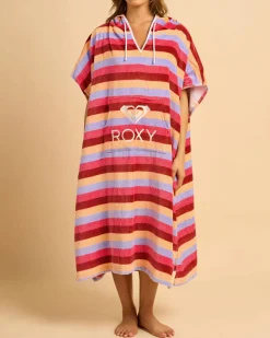 Beach Accessories & Towels*Roxy Ponchito Hooded Towel Pink Cosmos