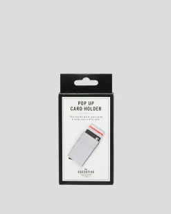 Gifts & Novelty|Gifts & Novelty*Get It Now Pop Up Card Holder Silver