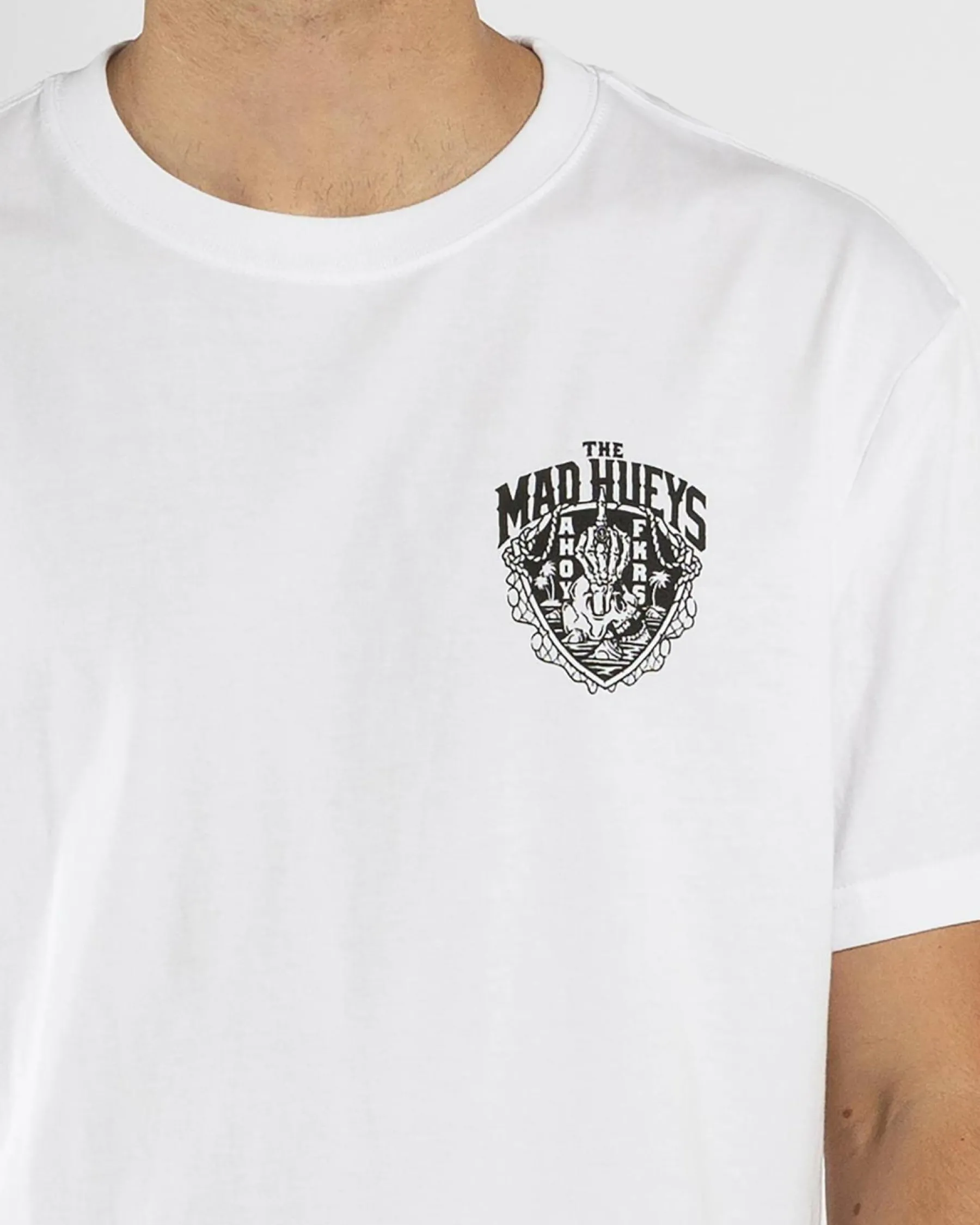 Tops & T-Shirts*The Mad Hueys Port Side Ahoy Fkrs T-Shirt White