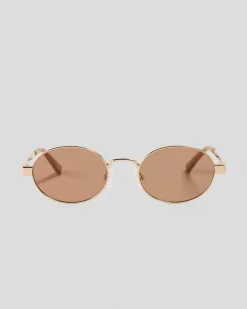 Sunglasses*Le Specs Poseidon Deux Sunglasses Gold/choc