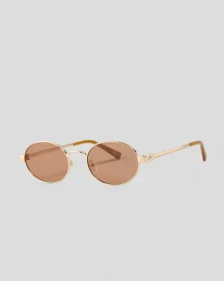 Sunglasses*Le Specs Poseidon Deux Sunglasses Gold/choc