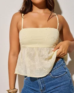 Tops*Mooloola Posie Top Butter