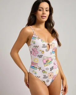 One Pieces*Rip Curl Postcards Cheeky One Piece Swimsuit Off White