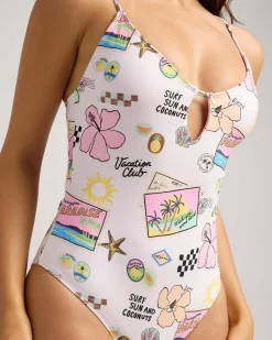 One Pieces*Rip Curl Postcards Cheeky One Piece Swimsuit Off White