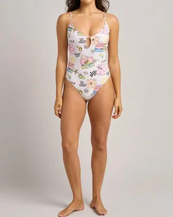 One Pieces*Rip Curl Postcards Cheeky One Piece Swimsuit Off White