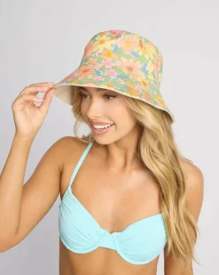 Headwear*Billabong Posy Flip Side Bucket Hat Green