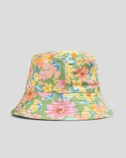 Headwear*Billabong Posy Flip Side Bucket Hat Green
