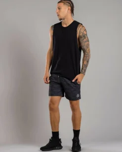 Activewear|Shorts & Bottoms*Sparta Potential Elastic Waist Shorts Black