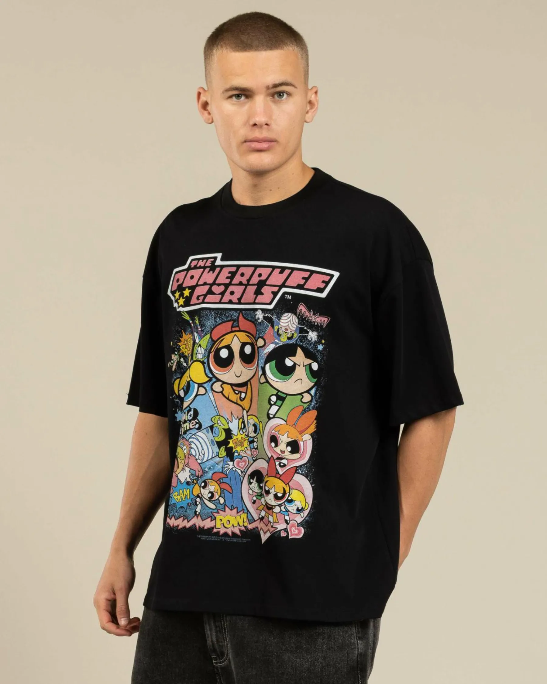 Outlet Powerpuff Girls Vintage Oversized T-Shirt Tops & T-Shirts