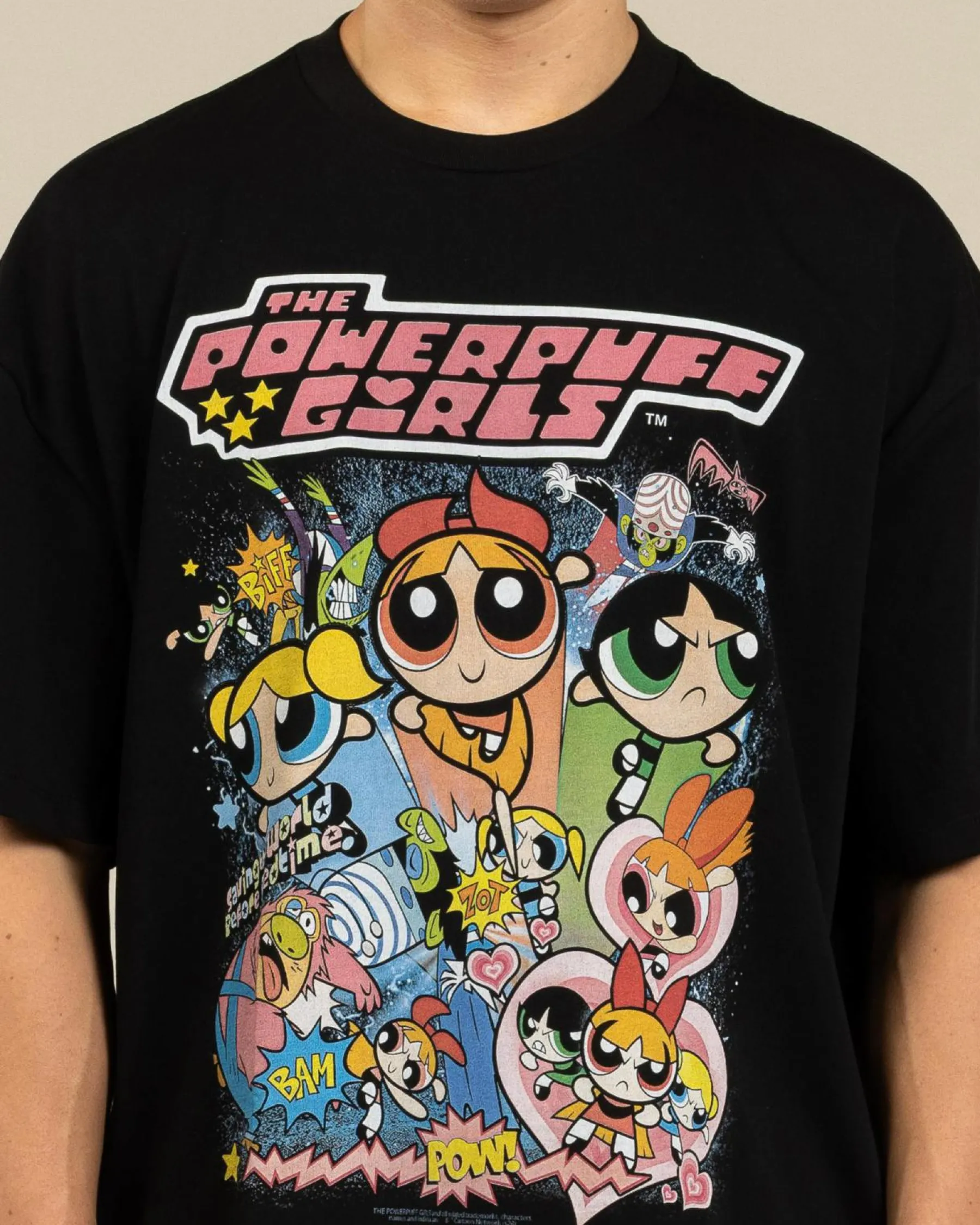 Outlet Powerpuff Girls Vintage Oversized T-Shirt Tops & T-Shirts