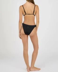 Bikinis*Rip Curl Premium High Leg Cheeky Bikini Bottom Black