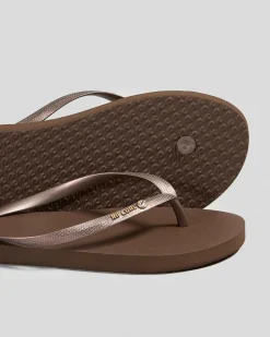 Flip Flops*Rip Curl Premium Surf Bloom Thongs Brown