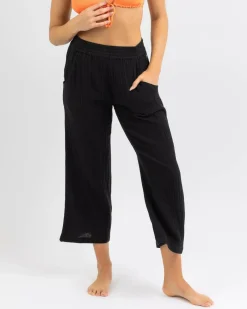 Sets|Bottoms*Rip Curl Premium Surf Cropped Beach Pants Black