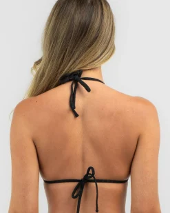 Bikinis*Rip Curl Premium Surf D-DD Sliding Triangle Bikini Top Black