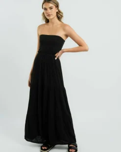 Dresses*Rip Curl Premium Surf Maxi Dress Black