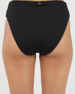 New Premium Surf Retro High Waisted Bikini Bottom Women Bikinis