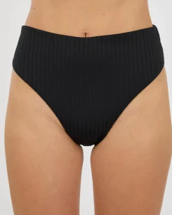 New Premium Surf Retro High Waisted Bikini Bottom Women Bikinis