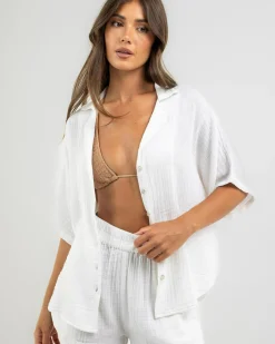 Sale Premium Surf Short Sleeve Shirt Women Sets|Tops