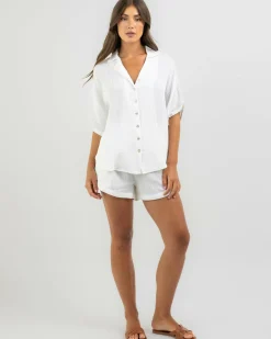 Sale Premium Surf Short Sleeve Shirt Women Sets|Tops