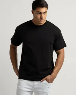 Online Premium Wave Wash T-Shirt Tops & T-Shirts