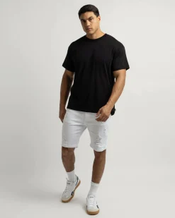 Online Premium Wave Wash T-Shirt Tops & T-Shirts