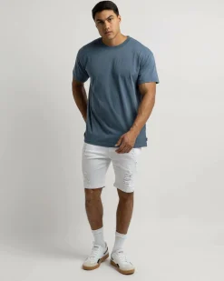 Online Premium Wave Wash T-Shirt Tops & T-Shirts