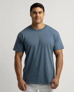 Online Premium Wave Wash T-Shirt Tops & T-Shirts