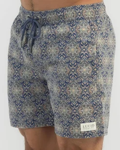 Shorts & Bottoms*Lucid Prime Elastic Waist Shorts Navy