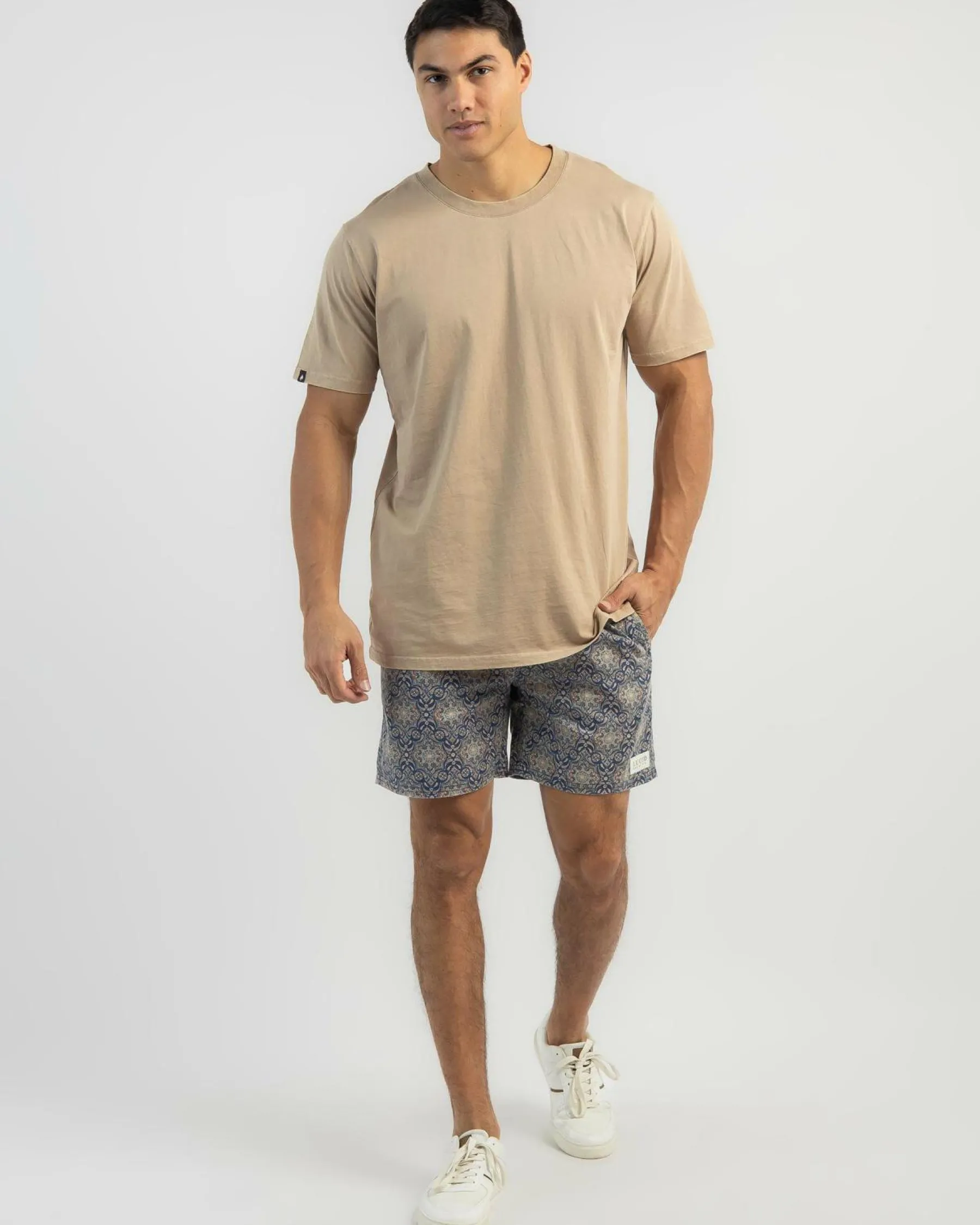 Shorts & Bottoms*Lucid Prime Elastic Waist Shorts Navy