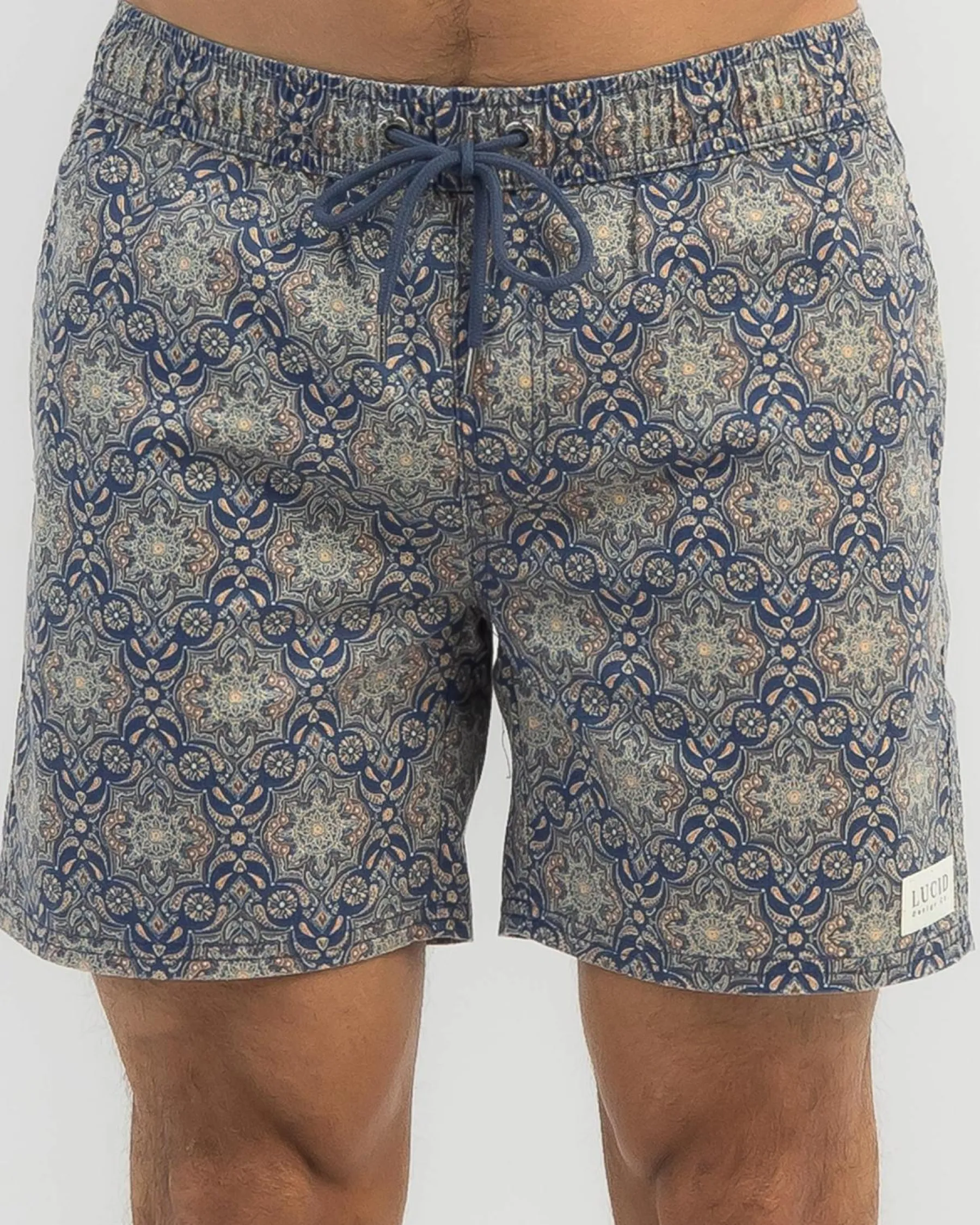 Shorts & Bottoms*Lucid Prime Elastic Waist Shorts Navy
