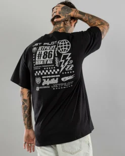 Tops & T-Shirts*Jetpilot Progression T-Shirt Black