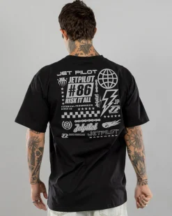 Tops & T-Shirts*Jetpilot Progression T-Shirt Black