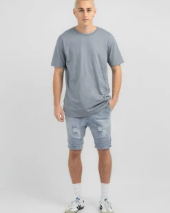 Shorts & Bottoms*Lucid Promenade Walk Shorts Mid Blue