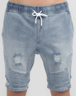 Shorts & Bottoms*Lucid Promenade Walk Shorts Mid Blue