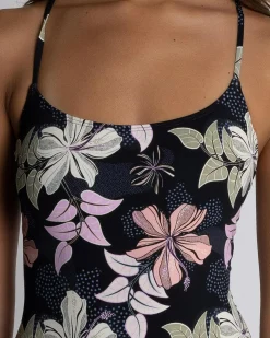 One Pieces*Roxy PT Beach Classics One Piece Swimsuit Anthracite Sunny Floral Swim
