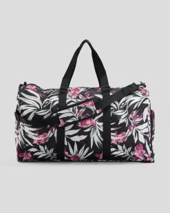 Travel Accessories|Bags*Roxy Pumpkin Spice Travel Bag Anthracite Wind Swept Floral