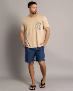 Board Shorts|Shorts & Bottoms*Salty Life Quarter Board Shorts Navy