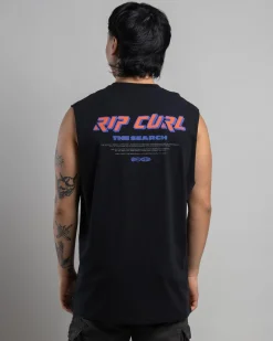 Tops & T-Shirts*Rip Curl Quest Lock Up Muscle Tank Black