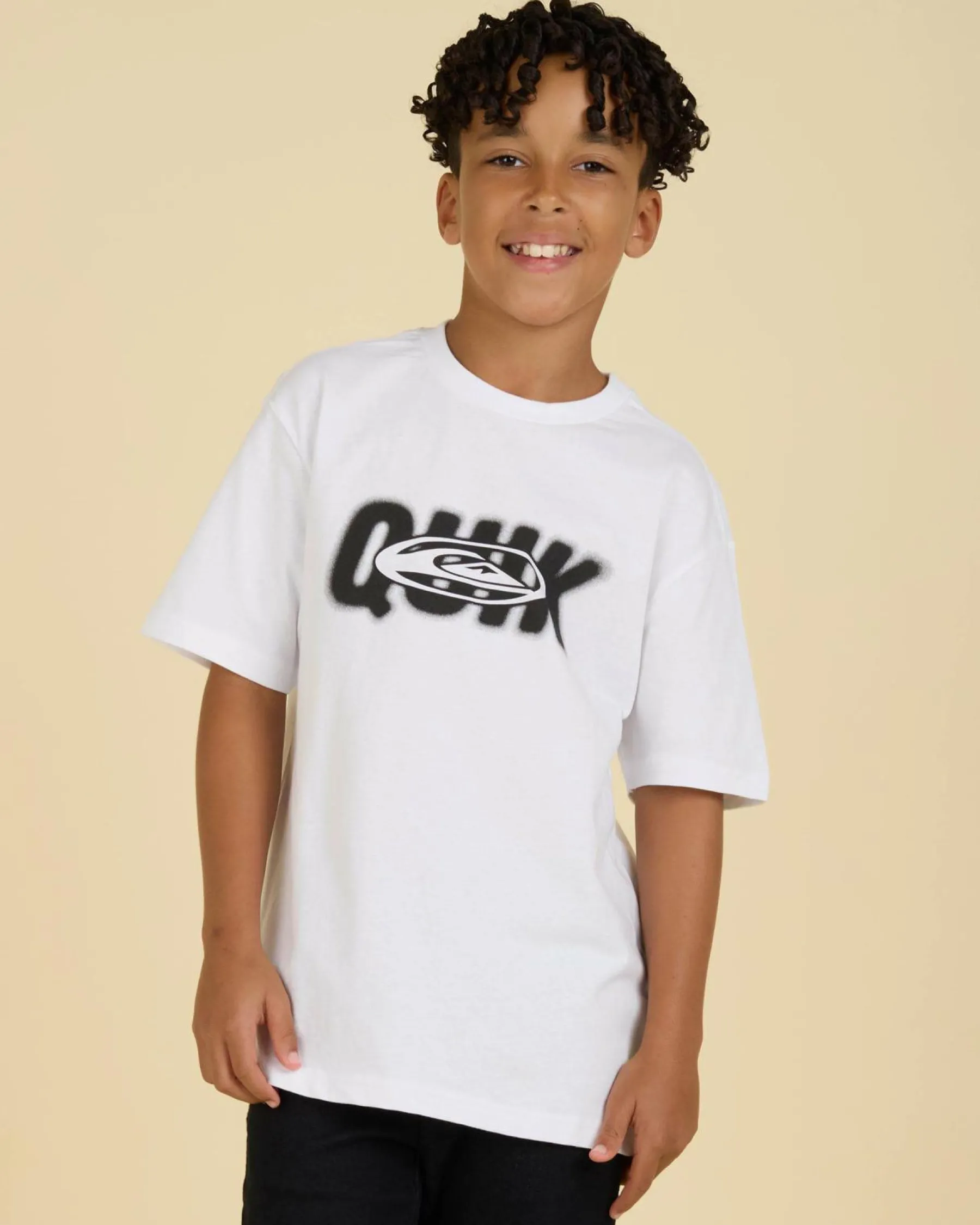 Tops & T-Shirts*Quiksilver Quick Fade T-Shirt White