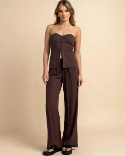 New Quin Vanessa Vest Women Linen Blend|Tops