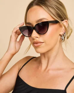 Sunglasses*Indie Eyewear Quinn Sunglasses Black/smk